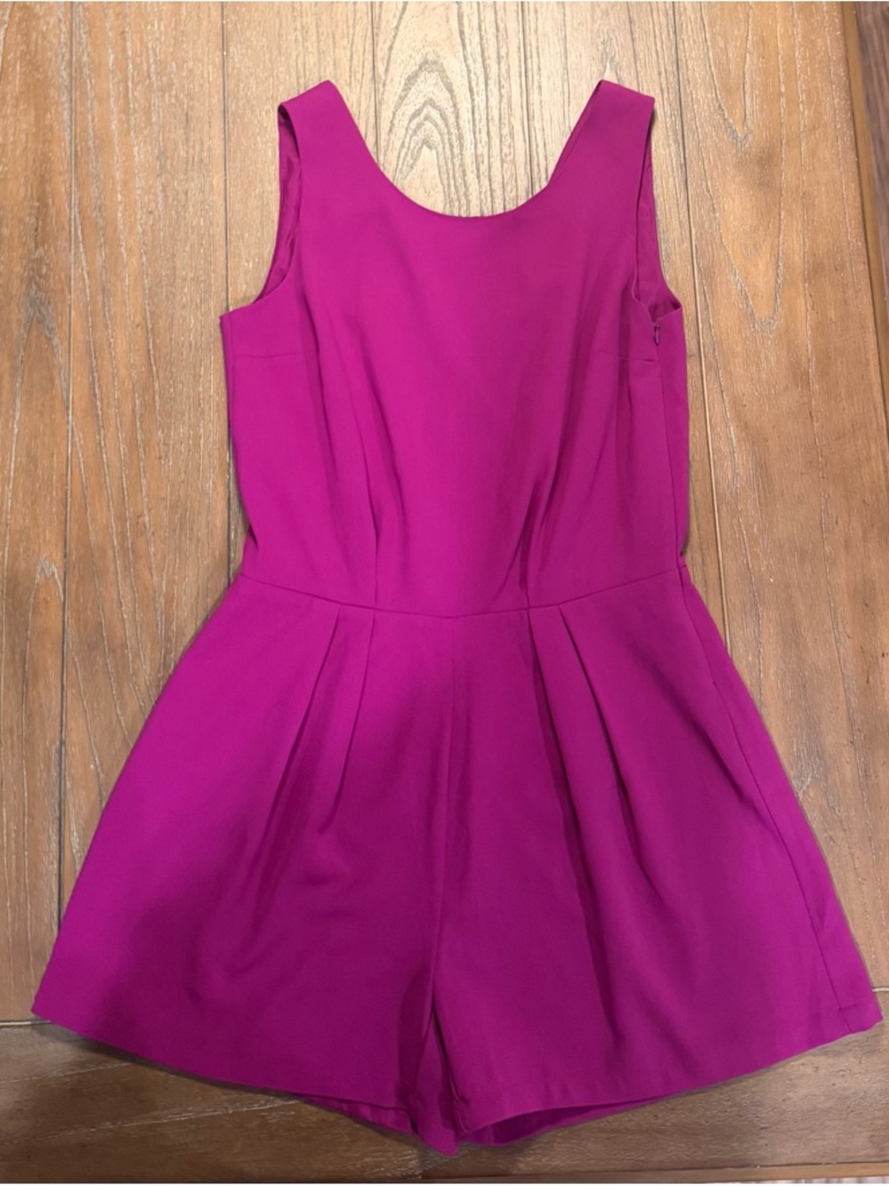 Jennifer Lopez Magenta Sleeveless Romper